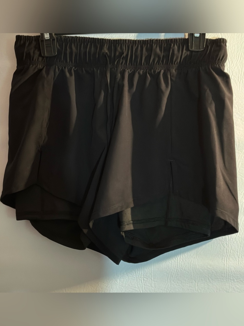 Avia Black Women's Athletic Shorts with Inner Liner - Picture 2 of 5